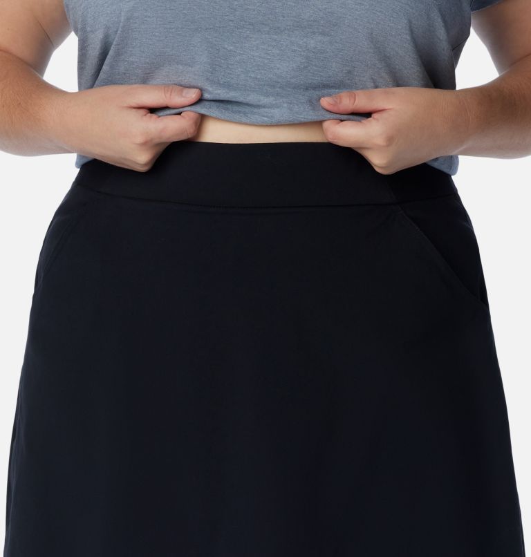 Jupe-short droite Anytime pour femme – Grandes tailles, Color: Black, image 4