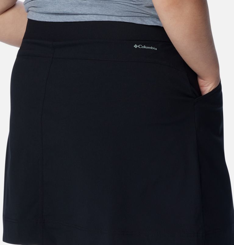 Thumbnail: Women's Anytime Straight Skort - Plus Size, Color: Black, image 5