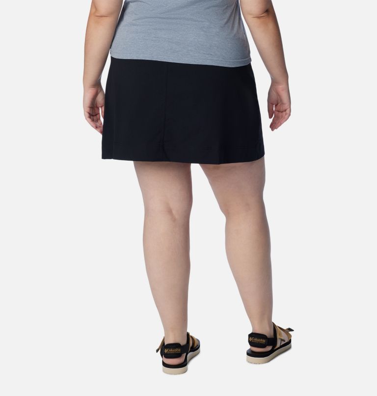Thumbnail: Women's Anytime Straight Skort - Plus Size, Color: Black, image 2