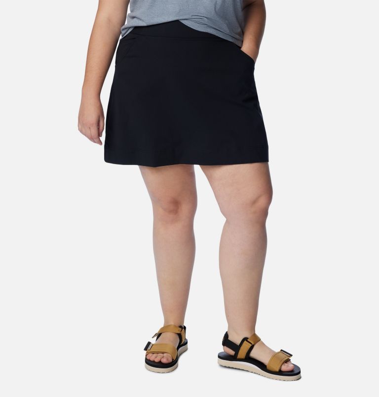 Jupe-short droite Anytime pour femme – Grandes tailles, Color: Black, image 1