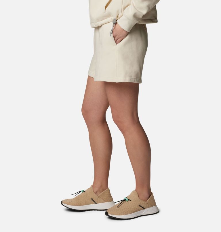 Women's Columbia Lodge Shorts, Color: Chalk, Canoe, image 3
