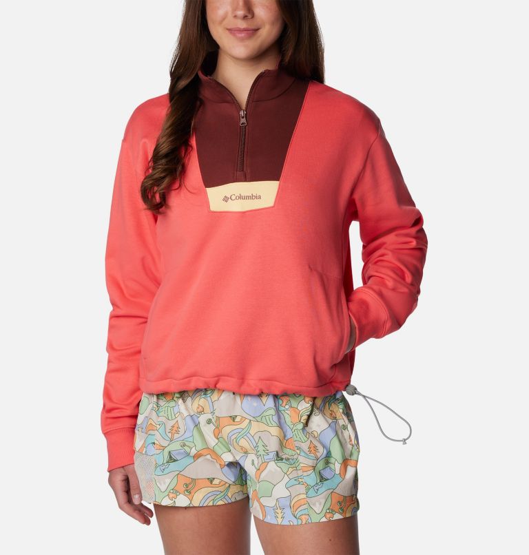 Columbia, Columbia Lodge Quarter Zip - Chalk/Canoe