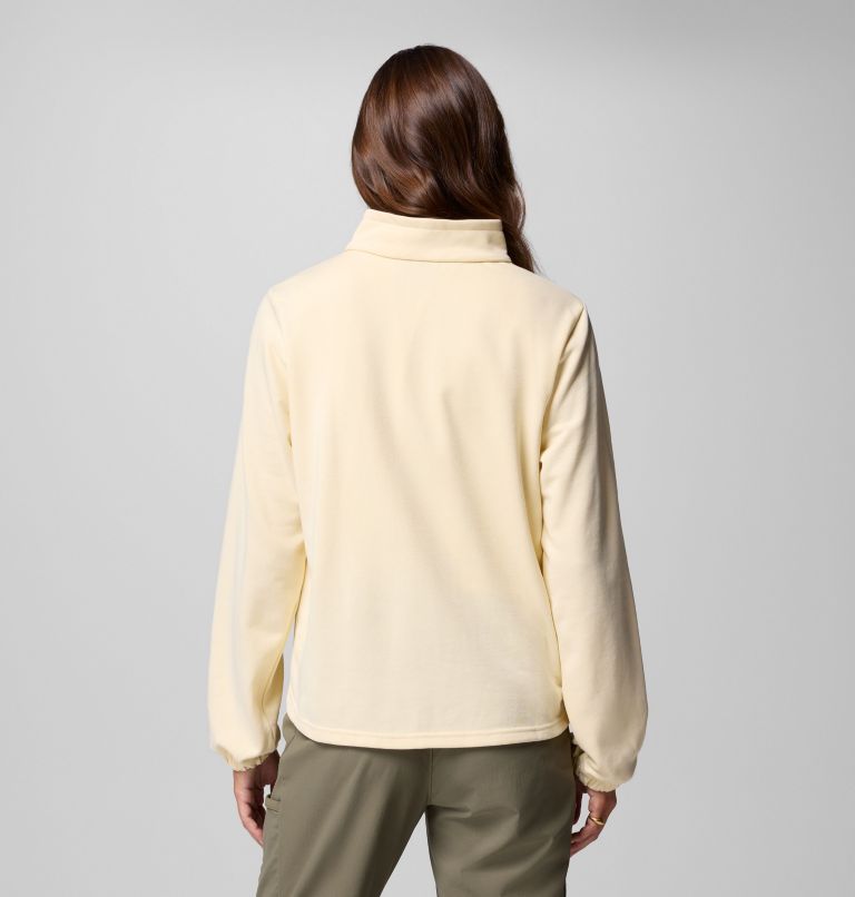 Women's Columbia Trek French Terry Half Zip Pullover, Color: Lemon Wash, image 2