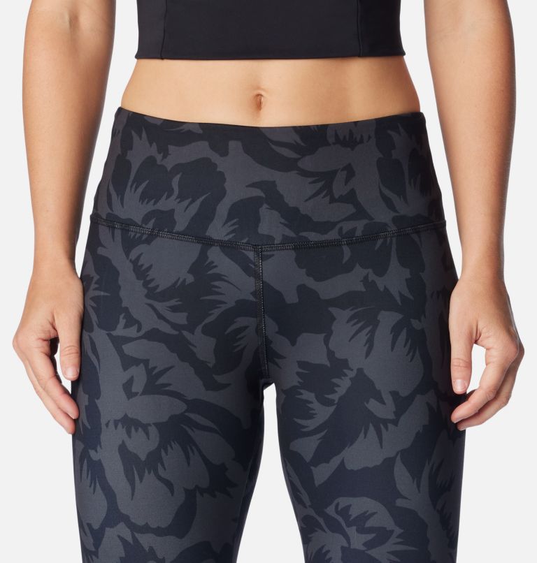 Women's Sloan Ridge Leggings, Color: Black Peonies Tonal, image 4
