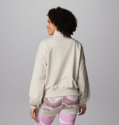 Women's Marble Canyon French Terry Half Zip Sweatshirt, Color: Dark Stone, image 2