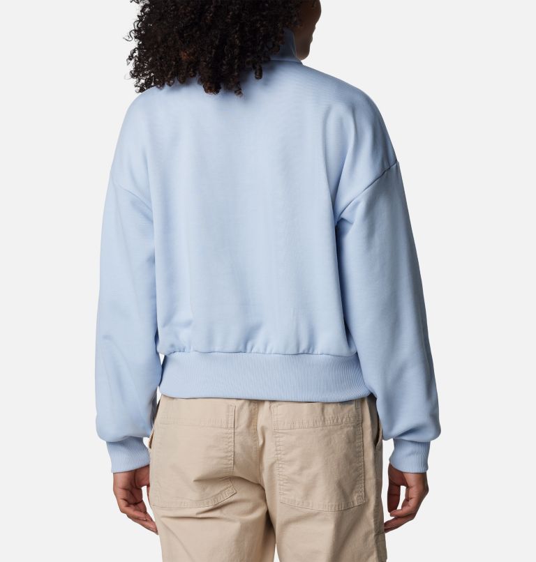 Women's Marble Canyon French Terry Half Zip Sweatshirt, Color: Whisper, image 2