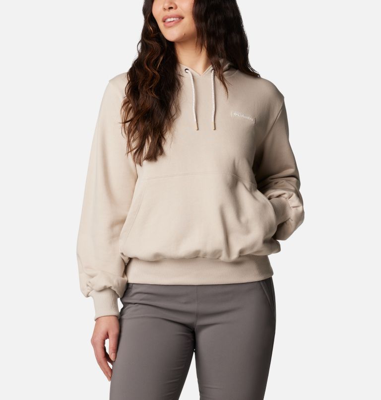 Thumbnail: Women's Marble Canyon French Terry Hoodie, Color: Dark Stone, image 1