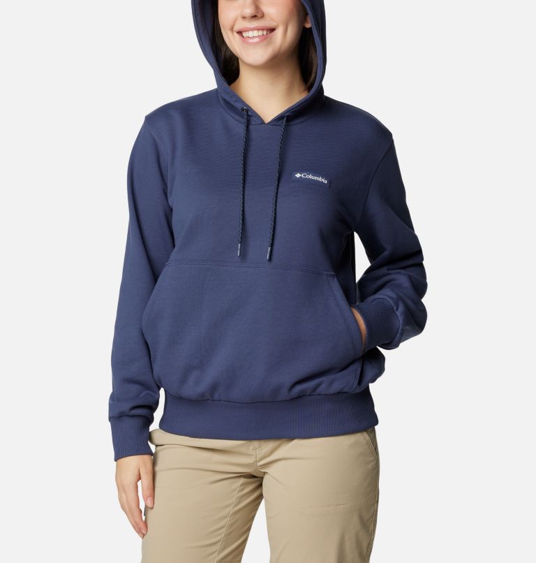 Women's Marble Canyon French Terry Hoodie, Color: Nocturnal, image 5