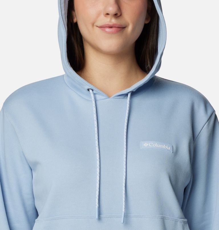 Women's Marble Canyon French Terry Hoodie, Color: Whisper, image 4