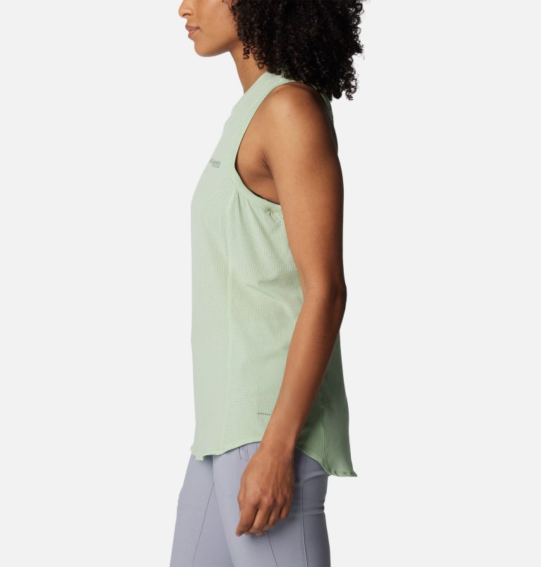 Women's Cirque River Technical Support Tank, Color: Sage Leaf, image 3