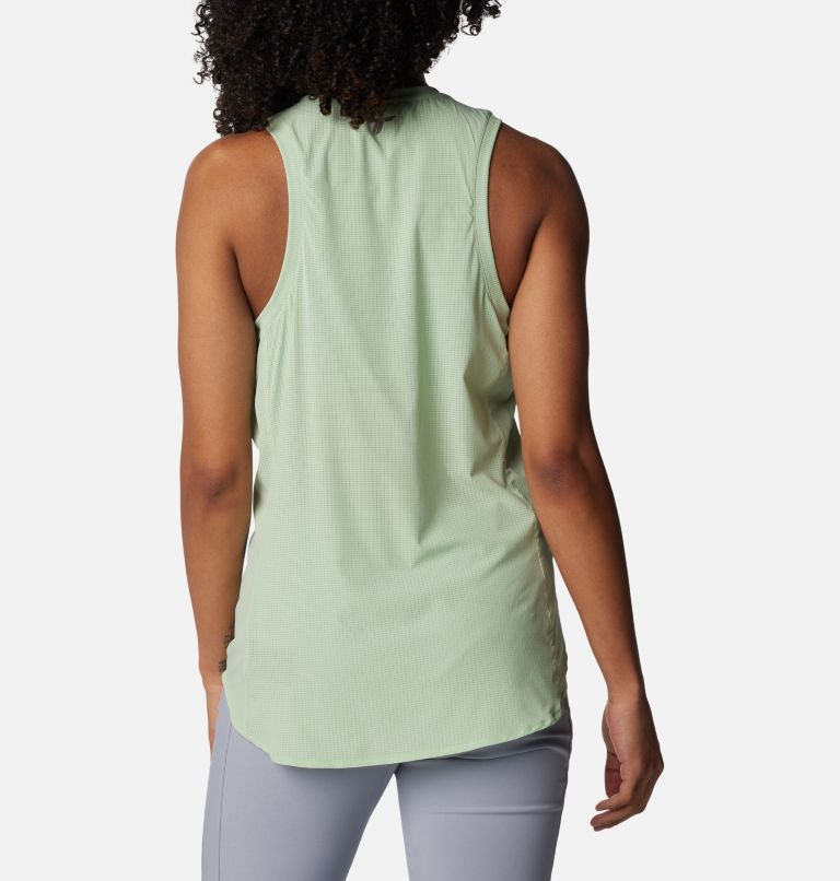 Women's Cirque River Technical Support Tank, Color: Sage Leaf, image 2