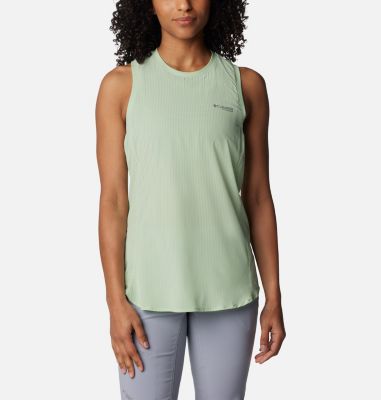 Women's Cirque River Technical Support Tank, Color: Sage Leaf, image 1