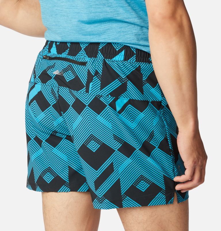 Short Montrail Endless Trail pour homme, Color: Black, Ocean Blue Tech Check, image 5