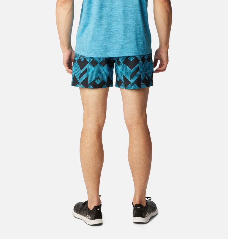 Short Montrail Endless Trail pour homme, Color: Black, Ocean Blue Tech Check, image 2