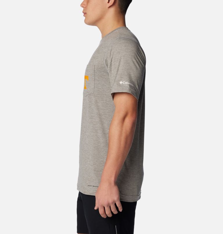 Men's Collegiate Tech Trail Short Sleeve Shirt - Tennessee, Color: UT - Charcoal, image 3