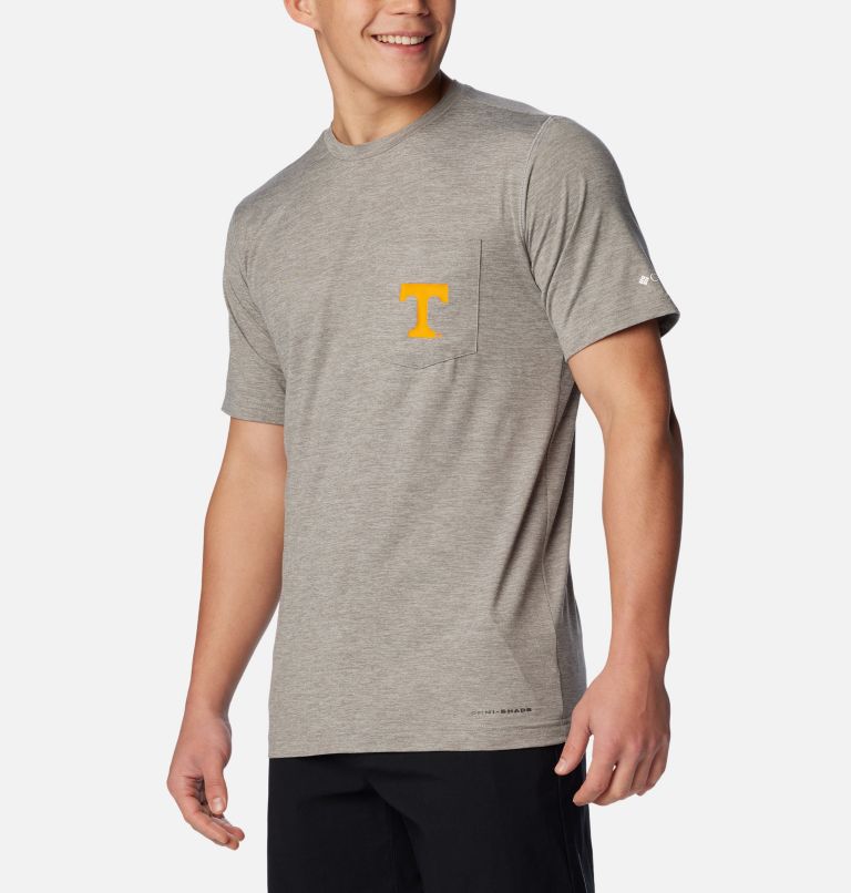 Thumbnail: Men's Collegiate Tech Trail Short Sleeve Shirt - Tennessee, Color: UT - Charcoal, image 5