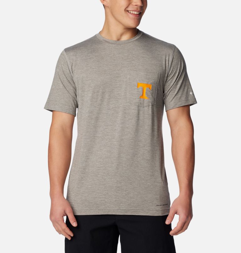 Men's Collegiate Tech Trail Short Sleeve Shirt - Tennessee, Color: UT - Charcoal, image 1