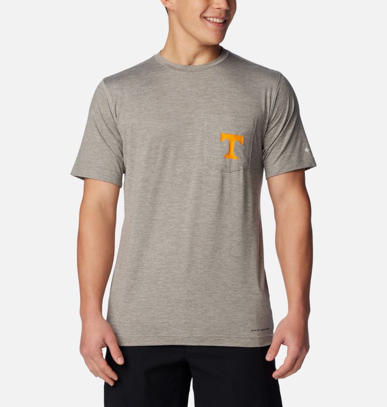 Thumbnail: Men's Collegiate Tech Trail Short Sleeve Shirt - Tennessee, Color: UT - Charcoal, image 1