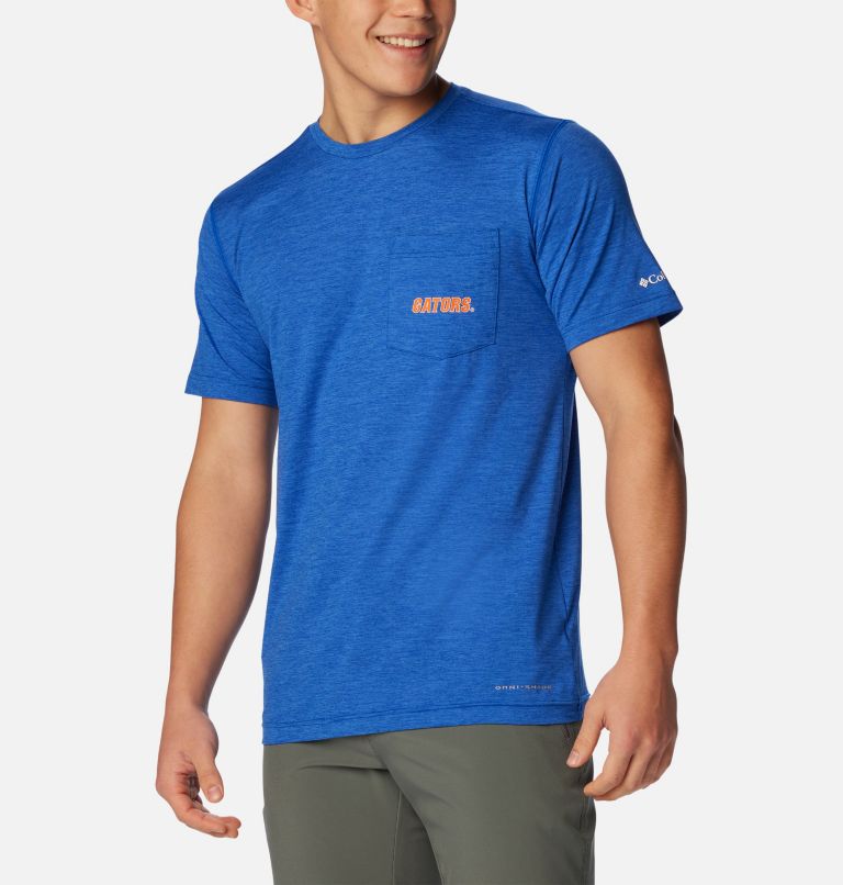 Men's Collegiate Tech Trail Short Sleeve Shirt - Florida, Color: FLA - Azul, image 5