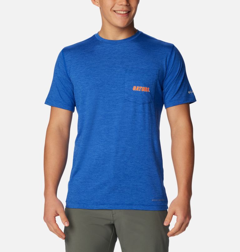 Thumbnail: Men's Collegiate Tech Trail Short Sleeve Shirt - Florida, Color: FLA - Azul, image 1