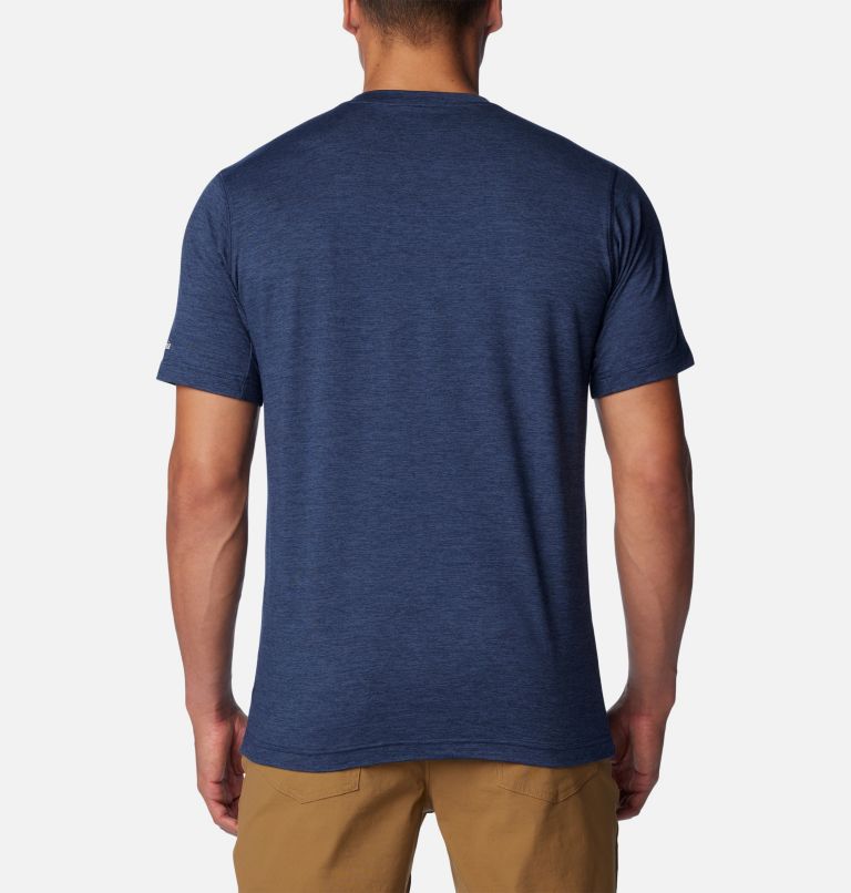 Men's Tech Trail Short Sleeve Shirt - Dallas, Color: DC - Collegiate Navy, image 2