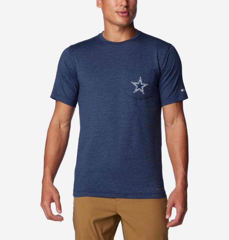 Thumbnail: Men's Tech Trail Short Sleeve Shirt - Dallas, Color: DC - Collegiate Navy, image 1