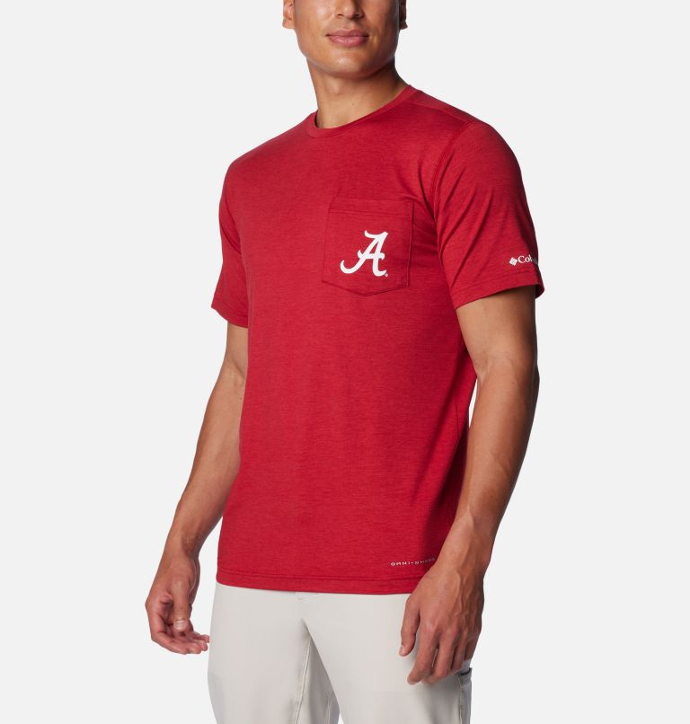 Men's Collegiate Tech Trail Short Sleeve Shirt - Alabama, Color: ALA - Red Velvet, image 5