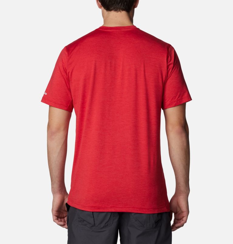 Thumbnail: Men's Collegiate Tech Trail Short Sleeve Shirt - Georgia, Color: UGA - Bright Red, image 2