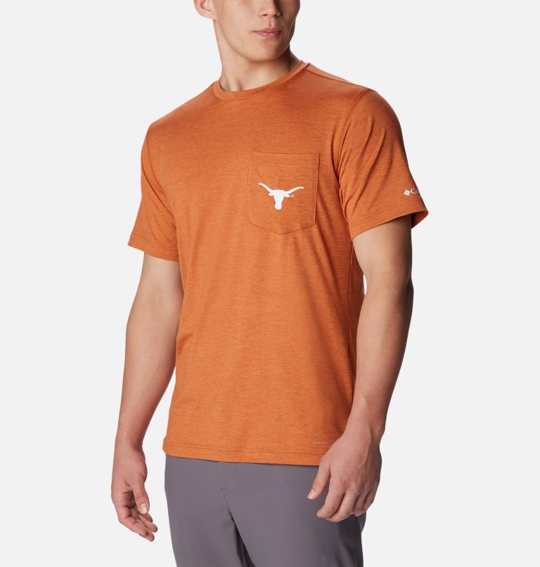 Men's Collegiate Tech Trail Short Sleeve Shirt - Texas, Color: TEX - Cedar, image 5