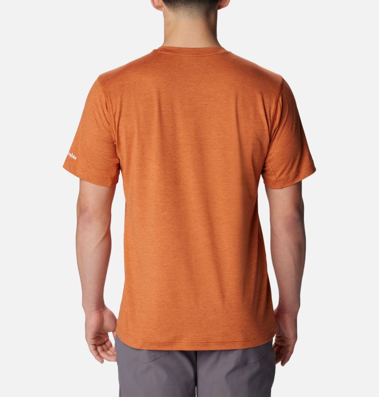 Thumbnail: Men's Collegiate Tech Trail Short Sleeve Shirt - Texas, Color: TEX - Cedar, image 2