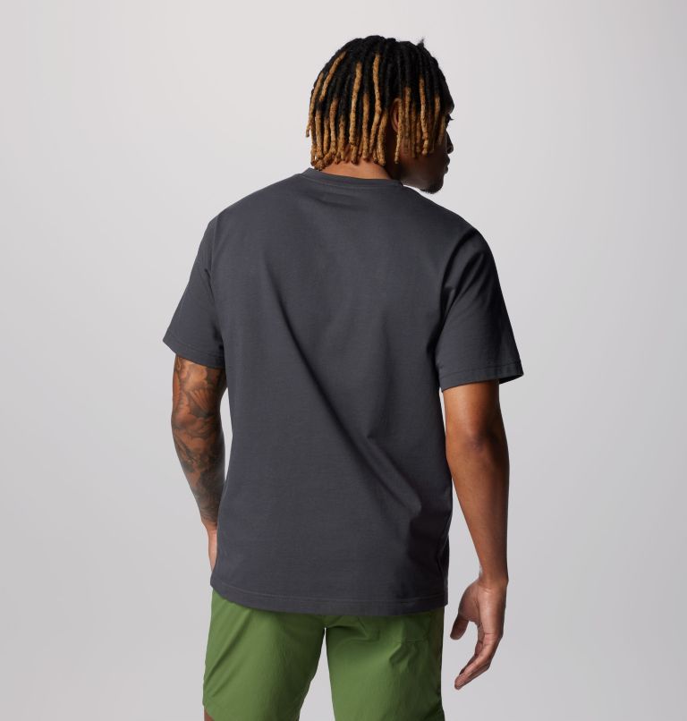 Men's Landroamer Short Sleeve Henley II, Color: Shark, image 2