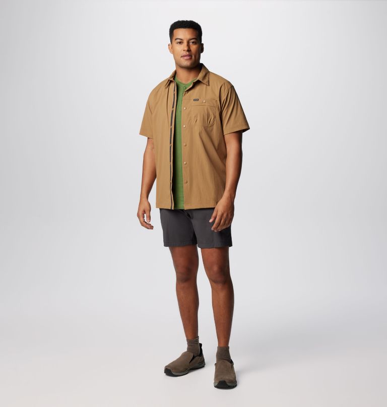 Henley à manches courtes Landroamer II pour homme, Color: Canteen, image 3
