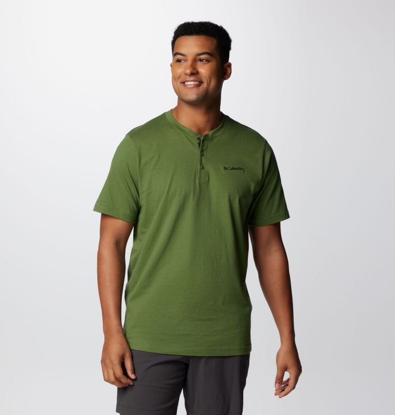 Henley à manches courtes Landroamer II pour homme, Color: Canteen, image 1