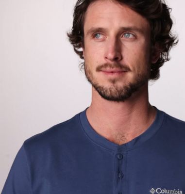 Columbia｜ (Landroamer SS Henley II (2074361-011)) Men's Landroamer Short Sleeve Henley II | Columbia