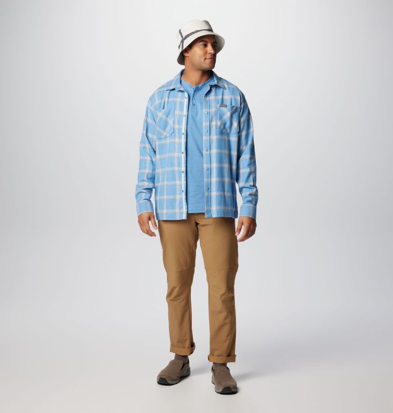 Men's Landroamer Short Sleeve Henley II, Color: Skyler, image 3