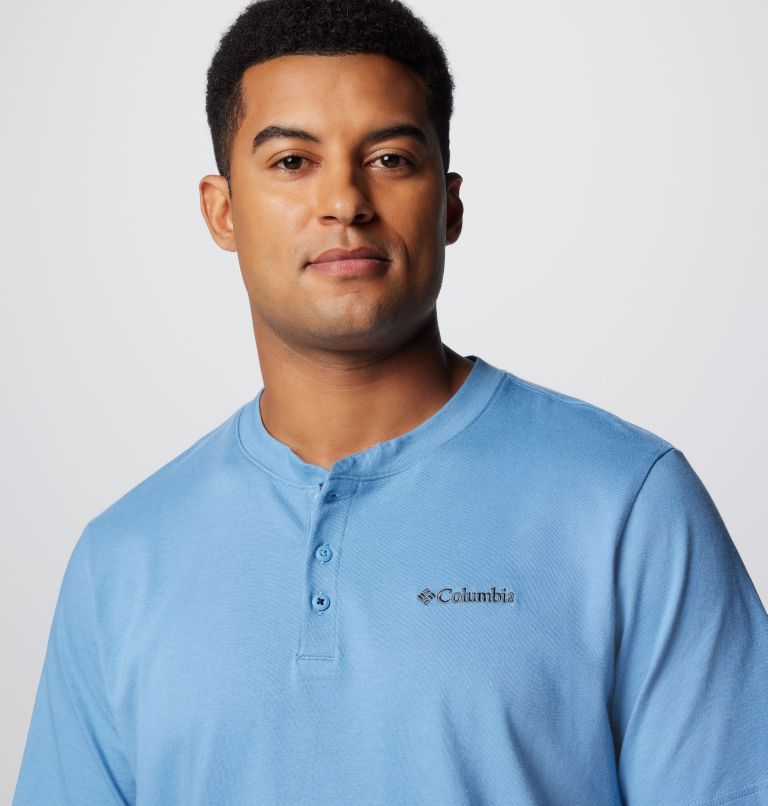 Men's Landroamer Short Sleeve Henley II, Color: Skyler, image 5