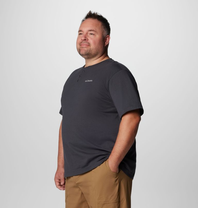 Men's Landroamer Short Sleeve Henley II - Big, Color: Shark, image 4