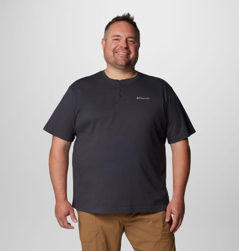 Men's Landroamer Short Sleeve Henley II - Big, Color: Shark, image 1