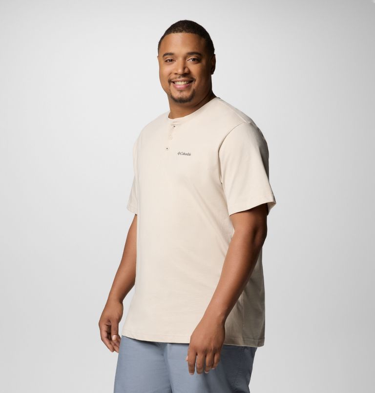 Men's Landroamer Short Sleeve Henley II - Big, Color: Dark Stone, image 3