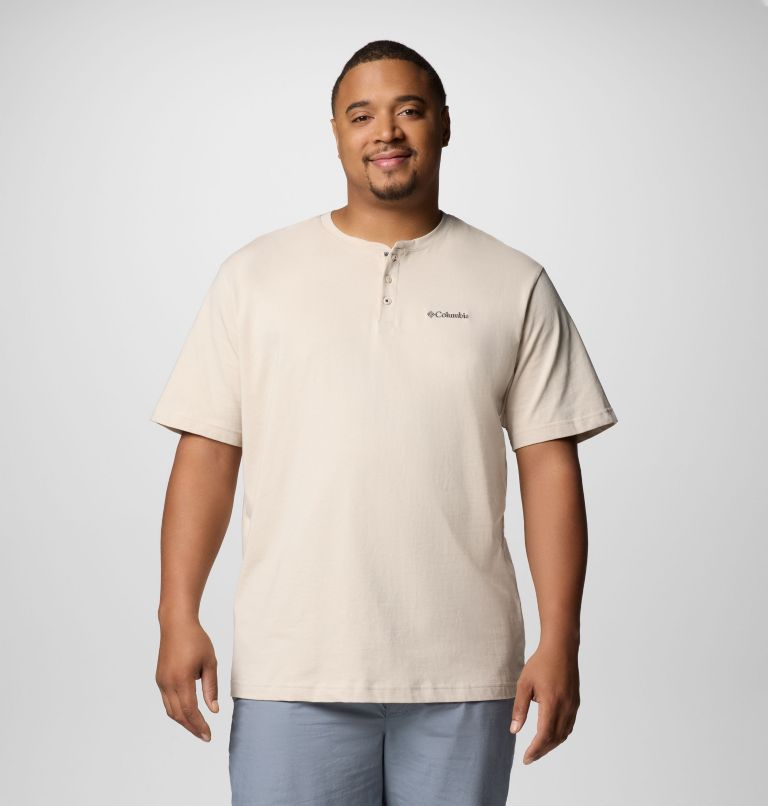 Men's Landroamer Short Sleeve Henley II - Big, Color: Dark Stone, image 1