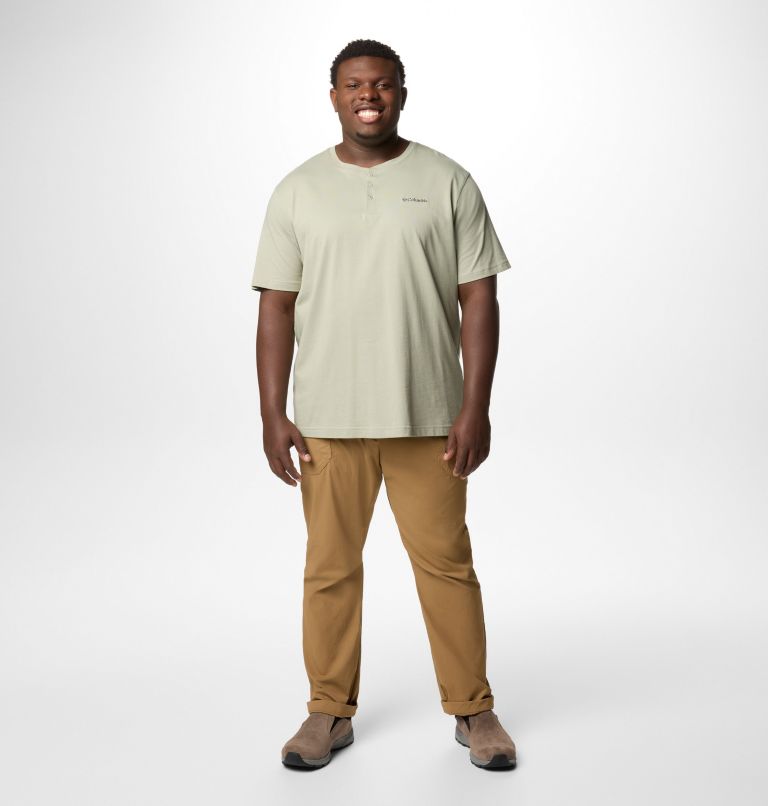 Men's Landroamer Short Sleeve Henley II - Big, Color: Safari, image 3