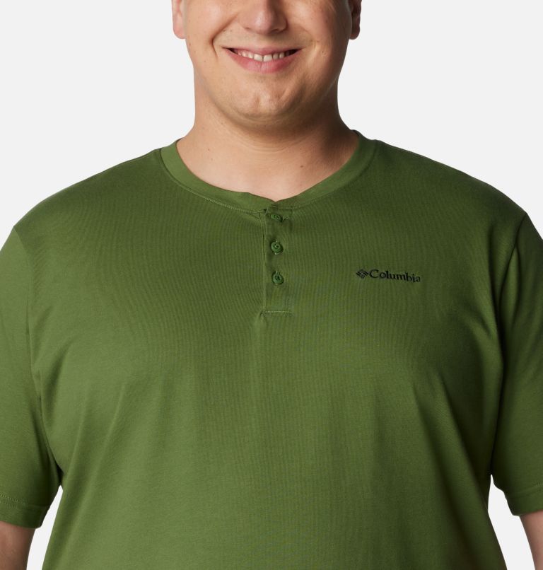 Henley à manches courtes Landroamer II pour homme – Tailles fortes, Color: Canteen, image 4