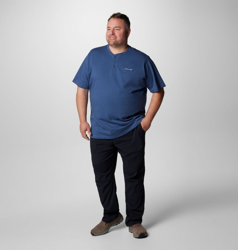 Men's Landroamer Short Sleeve Henley II - Big, Color: Dark Mountain, image 3