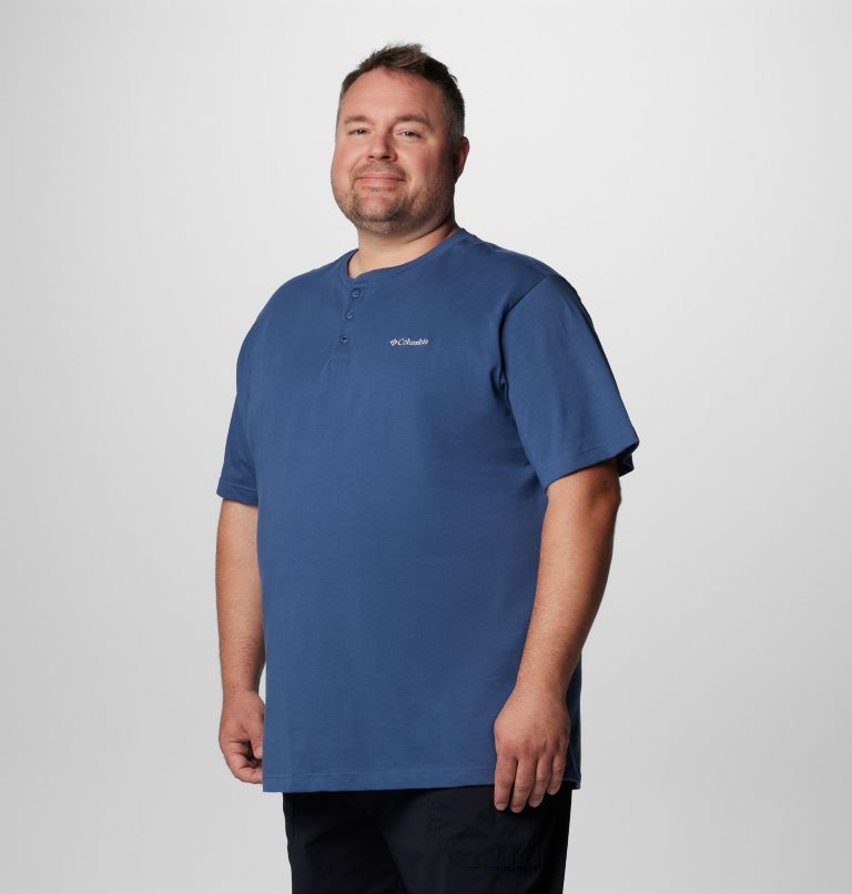 Men's Landroamer Short Sleeve Henley II - Big, Color: Dark Mountain, image 4