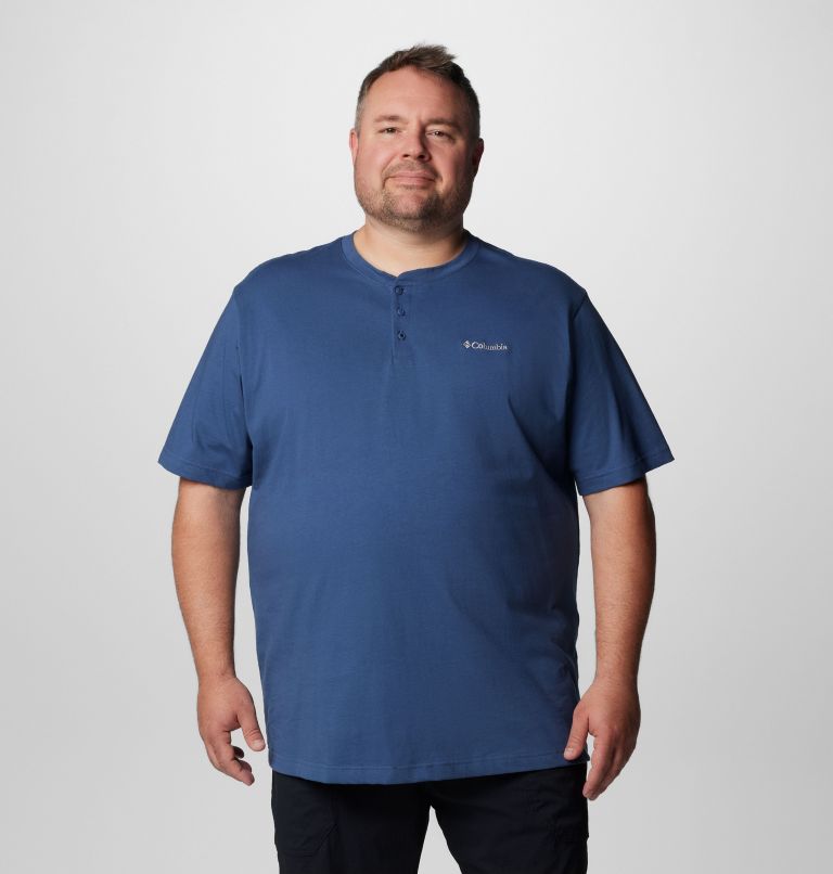 Men's Landroamer Short Sleeve Henley II - Big, Color: Dark Mountain, image 1