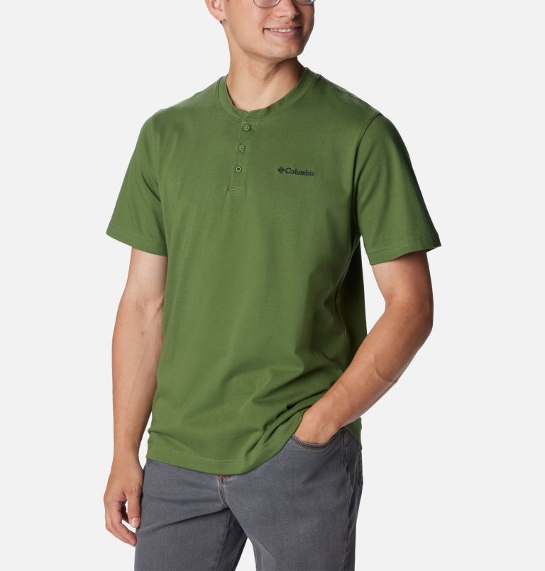 Men's Landroamer Short Sleeve Henley II - Tall, Color: Canteen, image 4