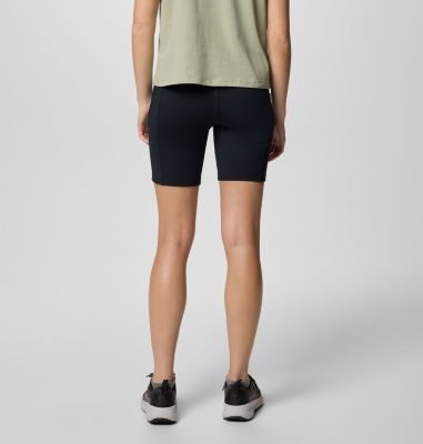 Women's Boundless Trek Half Tights, Color: Black, image 2