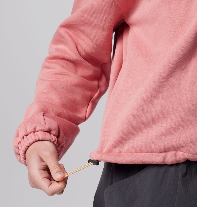 Women's Painted Peak Half Zip Fleece, Color: Pink Agave, Auburn, image 7