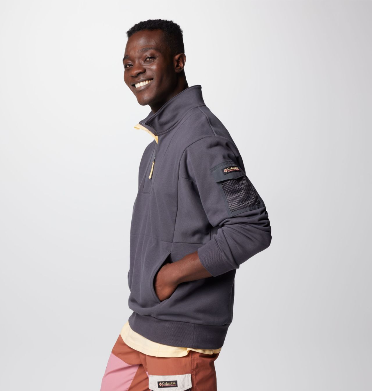 Men's Painted Peak™ Quarter Zip Fleece Pullover 5