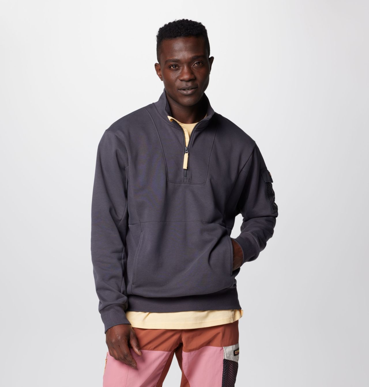 Men's Painted Peak™ Quarter Zip Fleece Pullover 1